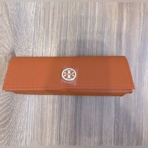 Tory Burch Medium l Orange Authentic Eyeglasses Case
